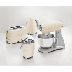 Smeg 50's Style Retro TSF01 2 Slice Toaster - Cream