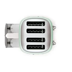 Smeg 50's Style Retro TSF03 4 Slice Toaster - Pastel Green
