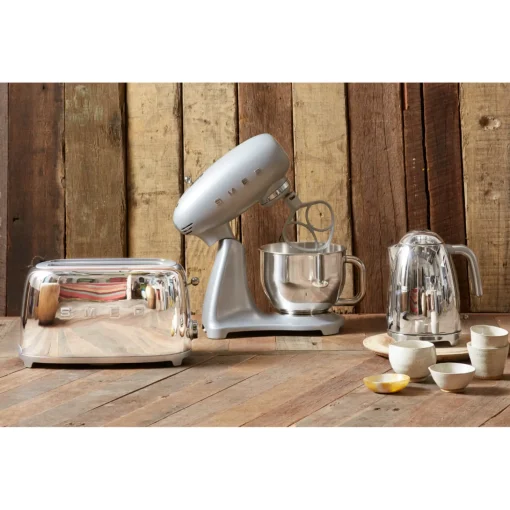 Smeg 50's Style Retro TSF01 2 Slice Toaster - Chrome
