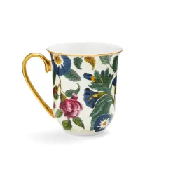 Spode Creatures of Curiosity Mug - Floral / Cream