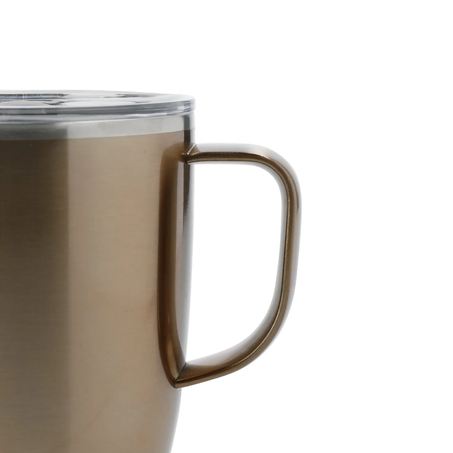 S'well 350ml Travel Mug with Handle - Pyrite