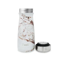 S'well 470ml Traveler Reusable Water Bottle - Calacatta Gold