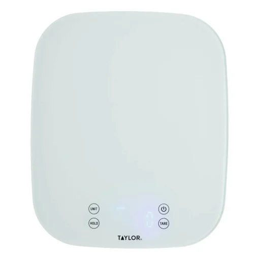 Taylor Pro Waterproof Digital 14kg Kitchen Scale - White
