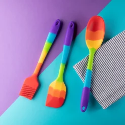 Taylor's Eye Witness Mini Silicone Spoon - Rainbow