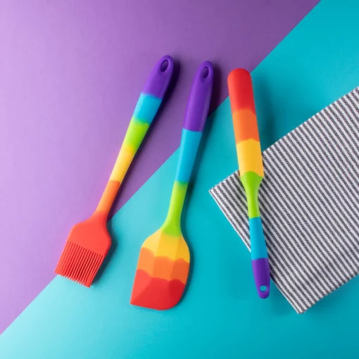 Taylor's Eye Witness Mini Silicone Pastry Brush - Rainbow