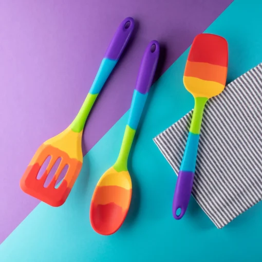 Taylor's Eye Witness Mini Silicone Spoon - Rainbow