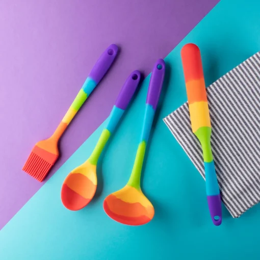 Taylor's Eye Witness Mini Silicone Pastry Brush - Rainbow