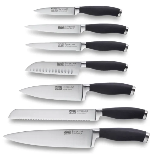 Taylor's Eye Witness Syracuse 20cm Bread Knife - Black
