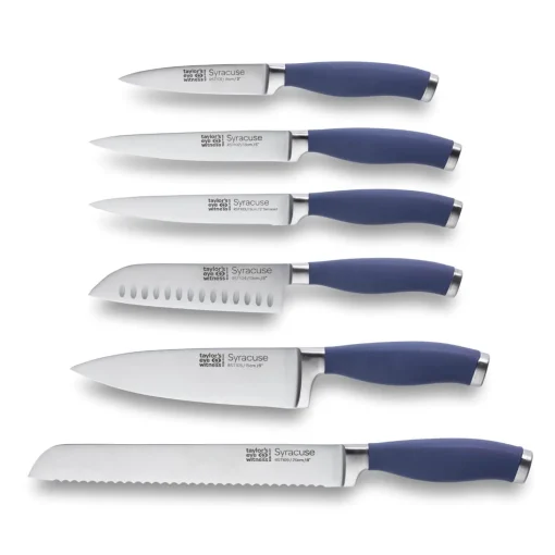 Taylor's Eye Witness Syracuse 13cm Serrated Utility Knife - Denim