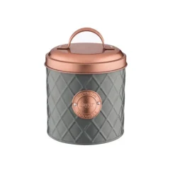 Typhoon Henrik Sugar Storage Canister - Graphite & Copper