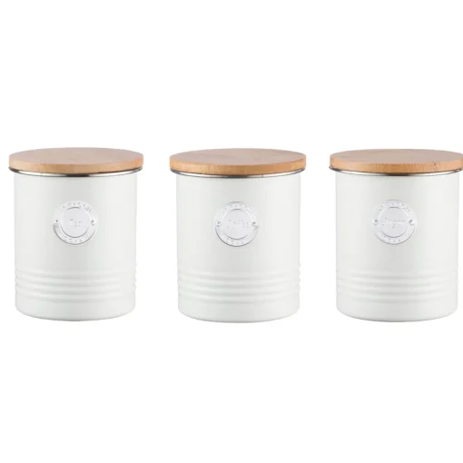 Typhoon Living 3 Piece Canister Set - Cream
