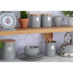 Typhoon Living Cookie Tin - Grey