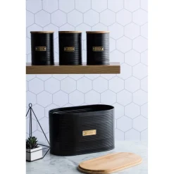 Typhoon Living Tea Canister - Otto Black