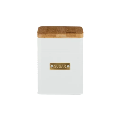 Typhoon Square Sugar Canister - Otto White