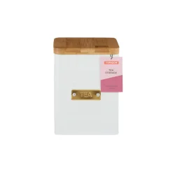 Typhoon Square Tea Canister - Otto White