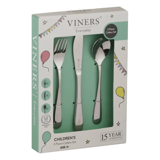 Viners Everyday 3-Piece Childrens Cutlery Set