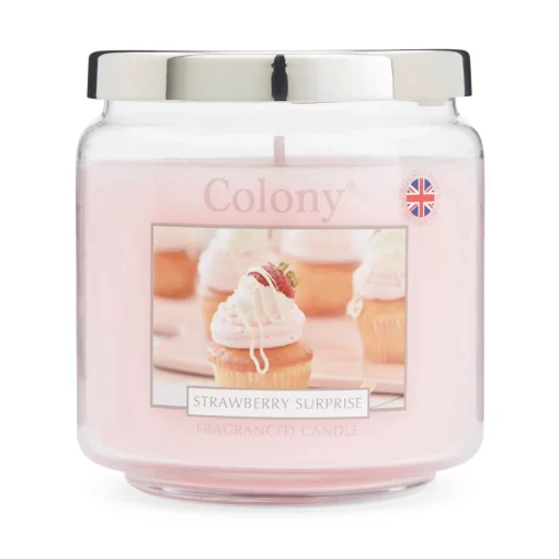 Wax Lyrical Colony Medium Scented Candle Jar - Strawberry Surprise