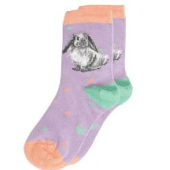 Wrendale Designs By Hannah Dale Childrens 6 to 8½ Bamboo Socks - Rosie Rabbit