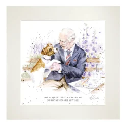 Wrendale Designs by Hannah Dale Coronation Large Mounted Print