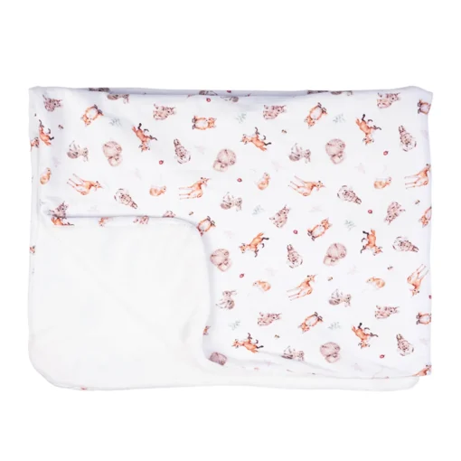 Wrendale Designs by Hannah Dale Little Wren  Baby Blanket - Little Forest - Woodland Animals