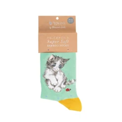 Wrendale Designs By Hannah Dale Childrens 6 to 8½ Bamboo Socks - Ladybird