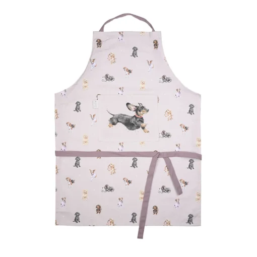 Wrendale Designs by Hannah Dale 100% Cotton Apron - A Dogs Life