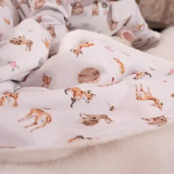 Wrendale Designs by Hannah Dale Little Wren  Baby Blanket - Little Forest - Woodland Animals