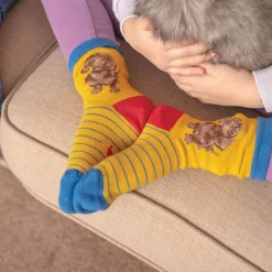 Wrendale Designs By Hannah Dale Childrens 6 to 8½ Bamboo Socks - Dachshund
