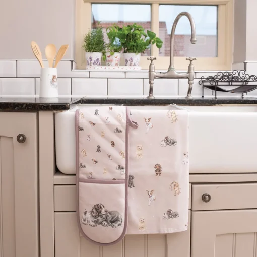 Wrendale Designs by Hannah Dale 100% Cotton Tea Towel - A Dogs Life