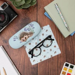 Wrendale Designs by Hannah Dale Glasses Case - Love & Hedgehugs - Hedgehog