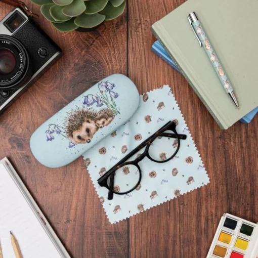 Wrendale Designs by Hannah Dale Glasses Case - Love & Hedgehugs - Hedgehog