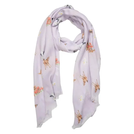 Wrendale Designs Everyday Scarf - Flutterly Fabulous - Cow