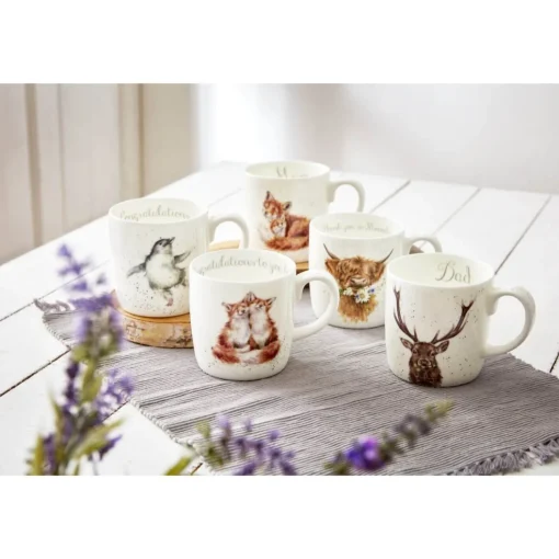 Wrendale Designs Large Mug - Fox, Mum