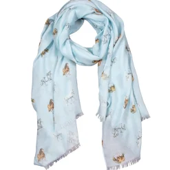 Wrendale Designs Scarf - Feathers & Forelocks Horses