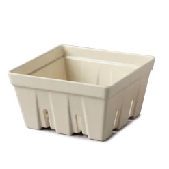 Zeal 15cm Melamine Berry Box & Colander - Cream